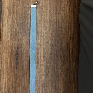 denim choker